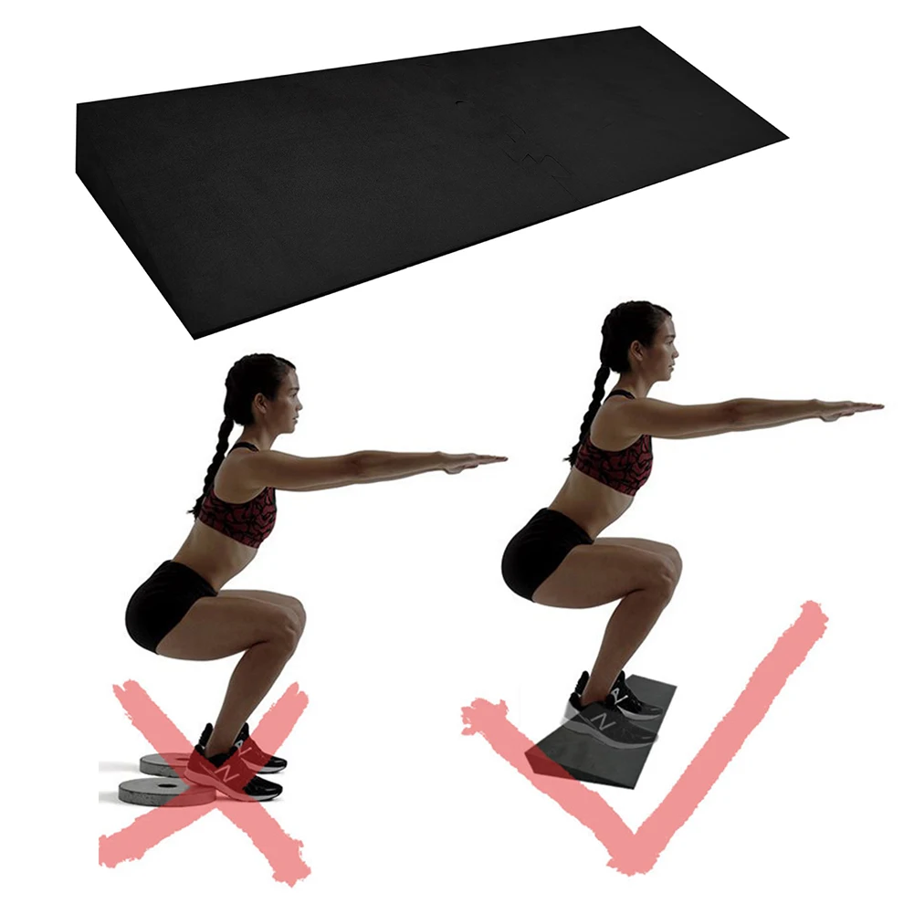 

Squat Wedge Block Non-Slip Calf Stretcher Incline Board Squat Weight Lifting Wedges for Squats Weightlifting and Calf Stretching
