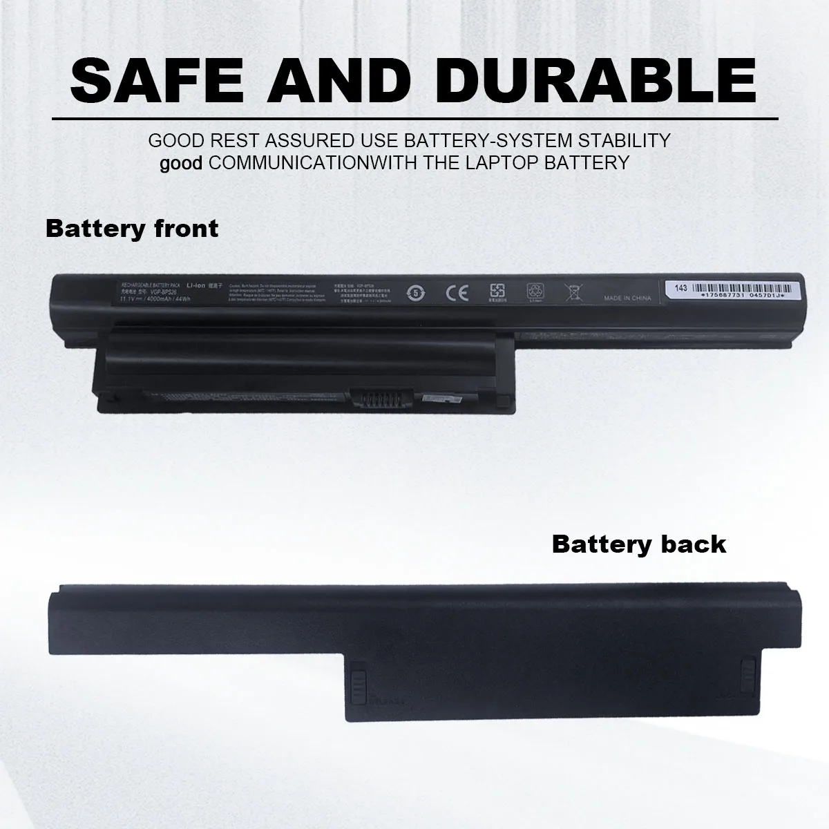 Imagem -05 - Bateria do Portátil para Sony Vaio Vgp-bpl26 Vgp-bps26 Vgp-bps26a Vpc-ca Sve14a Sve15 Sve17 Vpc-cb Vpc-eg Vpc-eh Bps26