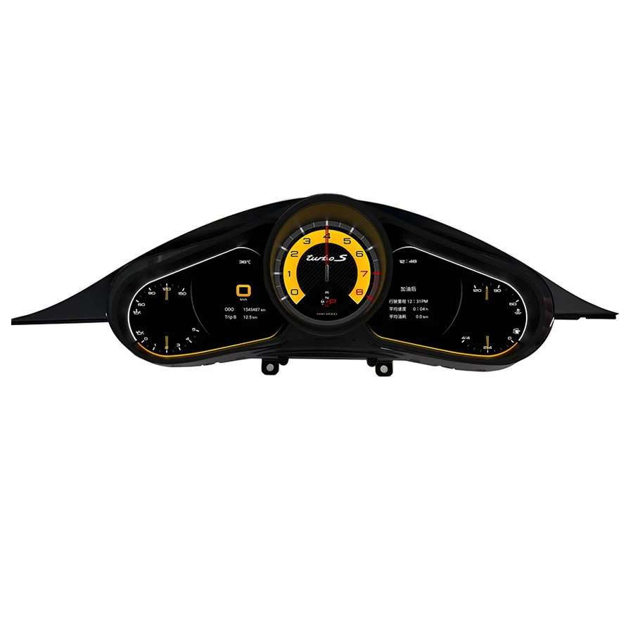 LCD Screen Multifunctional Panel Instrument Cluster Dashboard Speedometer Digital Virtual Cockpit For Porsche Panamera 2010-2016