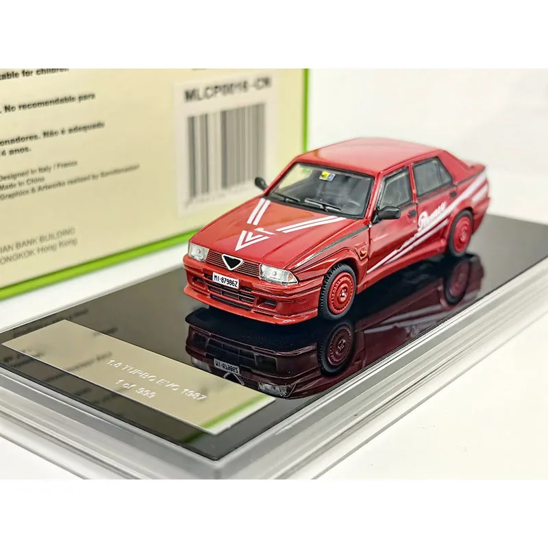 Diecast 1:64 Scale ROMEO 1.8 TURBO EVO 1987 Alloy Car Model
