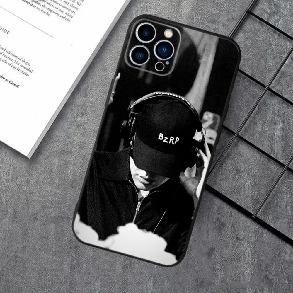Bizarrap DJ Remix Phone Case For Apple iPhone 15,14,13,12,11,XS,XR,X,8,7,Pro,Max,Plus,mini Silicone Black Cover