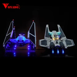 Vonado LED Light For 75348 Mandalorian Fang Fighter vs. TIE Interceptor Lighting DIY Toys (Not Include the Model)