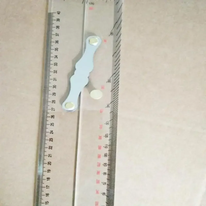 F19B 450mm Navigation Parallel Ruler Tied-Up Sea Chart Measuring Divider Boat-Navigation GPS Plotter Parallel Ruler