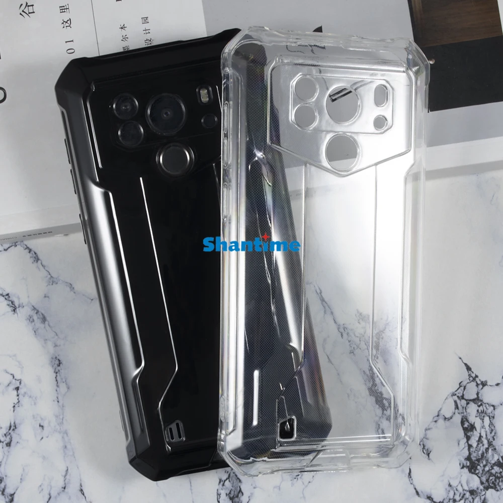 Soft Case + 2 Pack Tempered Glass Screen Protectors for Hotwav W10, W10 Pro Full-Body Protection