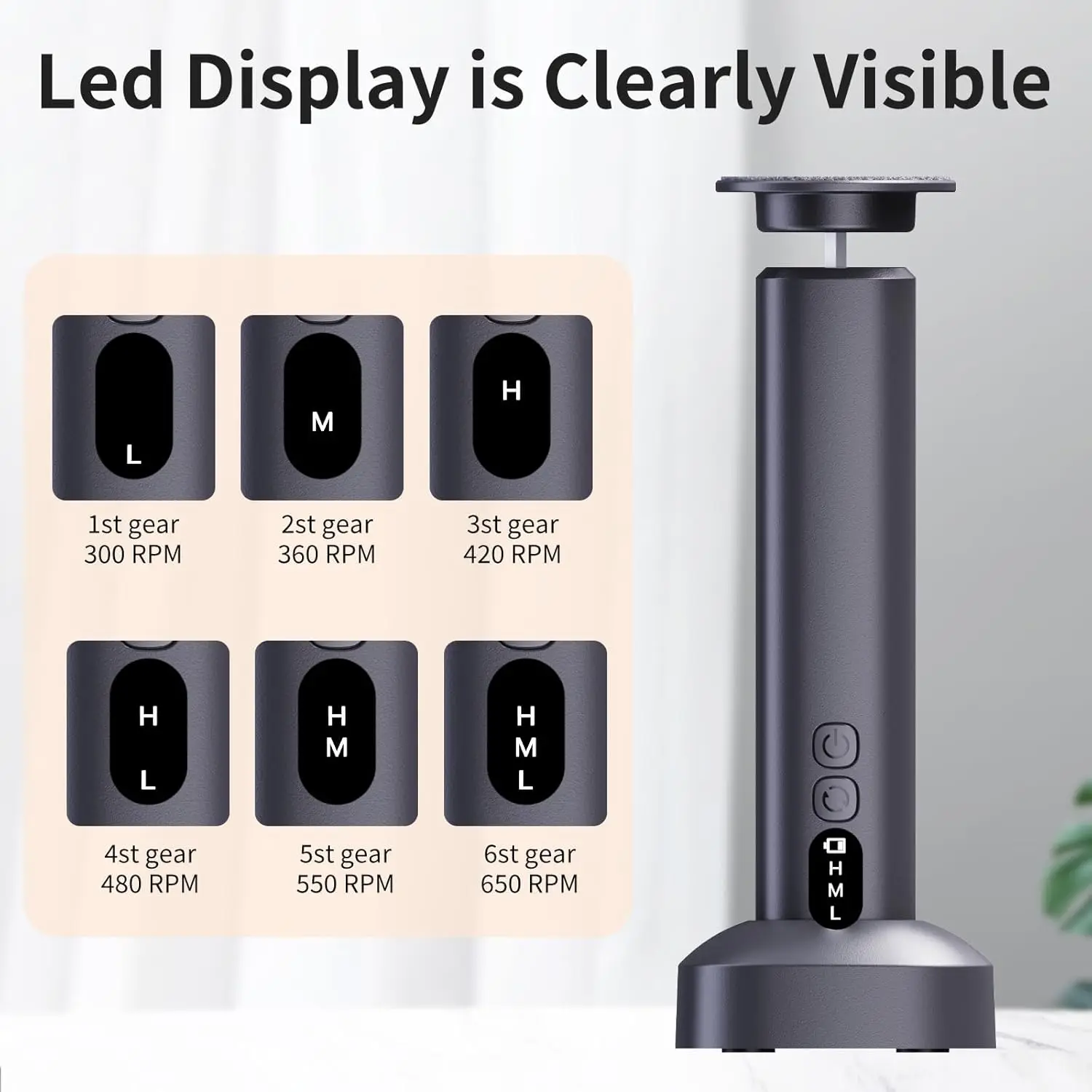 2 في 1 الكهربائية مزيل مسامير القدم اللاسلكي قدم ملف آلة المهنية مانيكير باديكير أداة مجموعة العناية بالقدم للبشرة الميتة #4