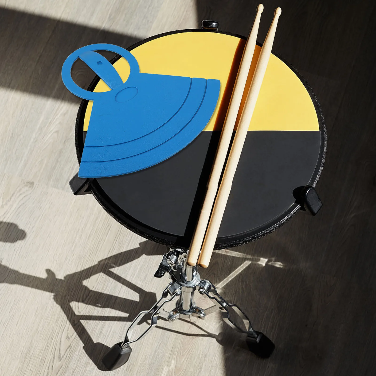 

Rubber Drum Practice Pad Silent Design Noise Reduction for Drummers Cymbal Mute Mat Easy Installation Drum Mute Pad