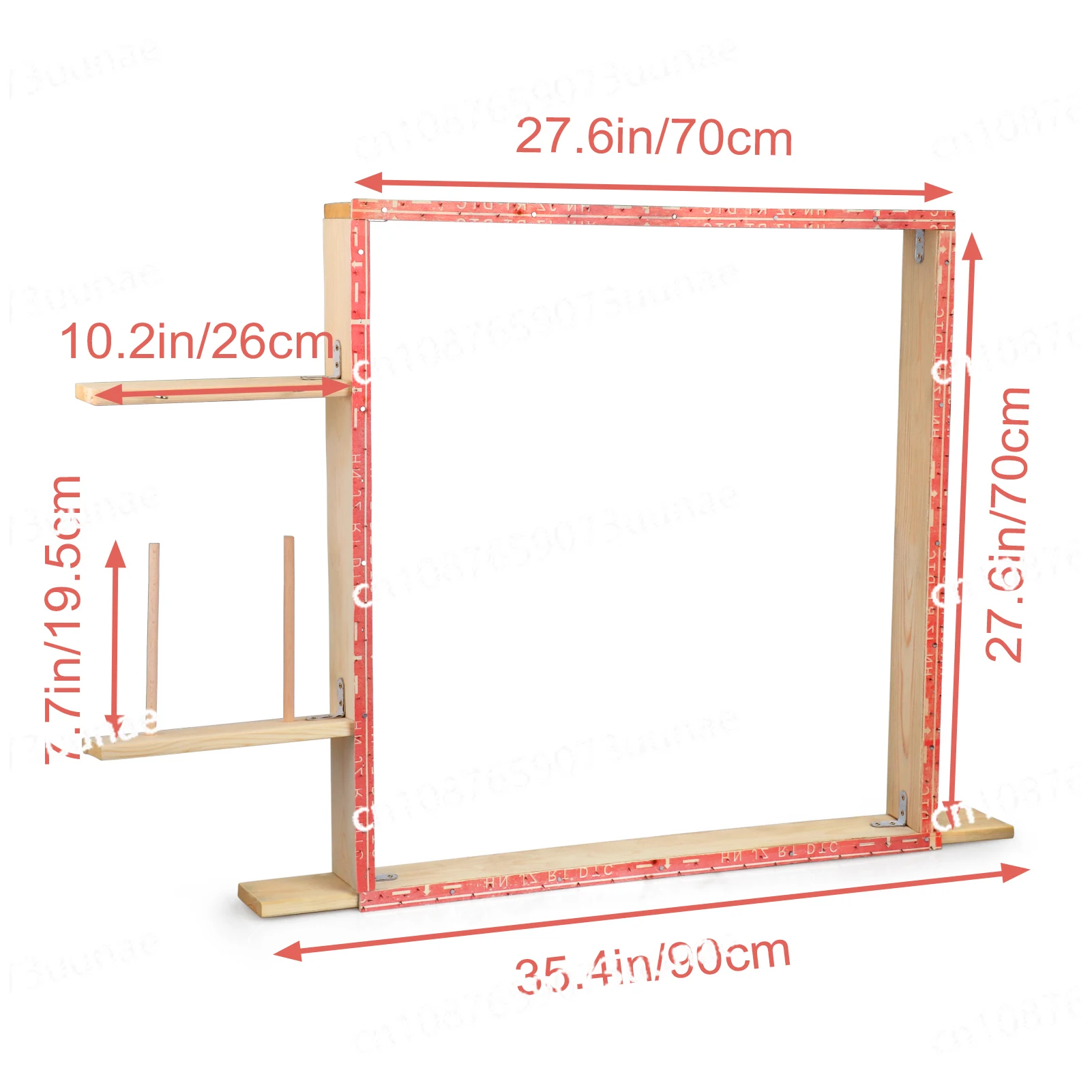 

Tufting Frame Rug Making Supplies Punch Needle Frame Canvas Frame Kit Quilting Fram