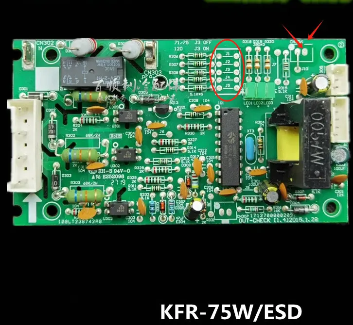 New Midea Air Conditioning Board Card OUT-CHECK-DYBH KFR-75LW/ESD-7 KFR-120W/ESD E-4 E-7