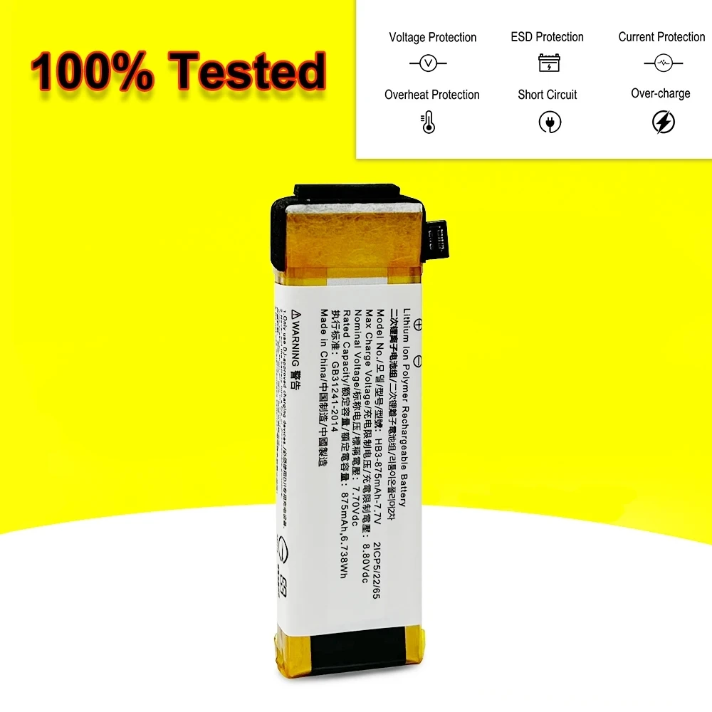 100% New 875mAh HB3-875mAh-7.7V 6.738Wh High Quality Battery For DJI OSMO POCKET 1 POCKET 2 Series 2ICP5/22/65 Fast Delivery