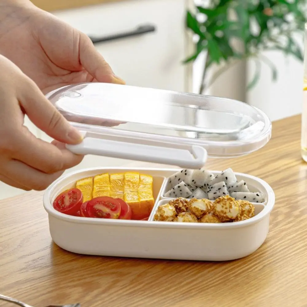 Heat-resistant Lunch Box Refrigeratable Leakproof Fruit Storage Box Divided Compartment Portable Food Storage Box Picnic 5