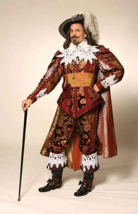 Costume Cyrano de Bergerac pour homme, tenue du XVIIe siècle, costume Tudor, costume de la Renaissan