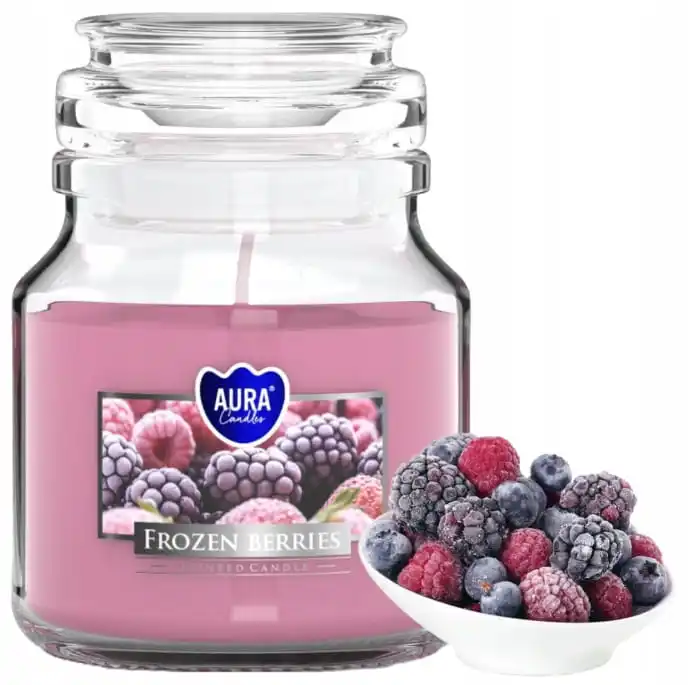 Geurkaars in een potje Bevroren bessen 7x9,9 cm voor 28 uur roken 120g
