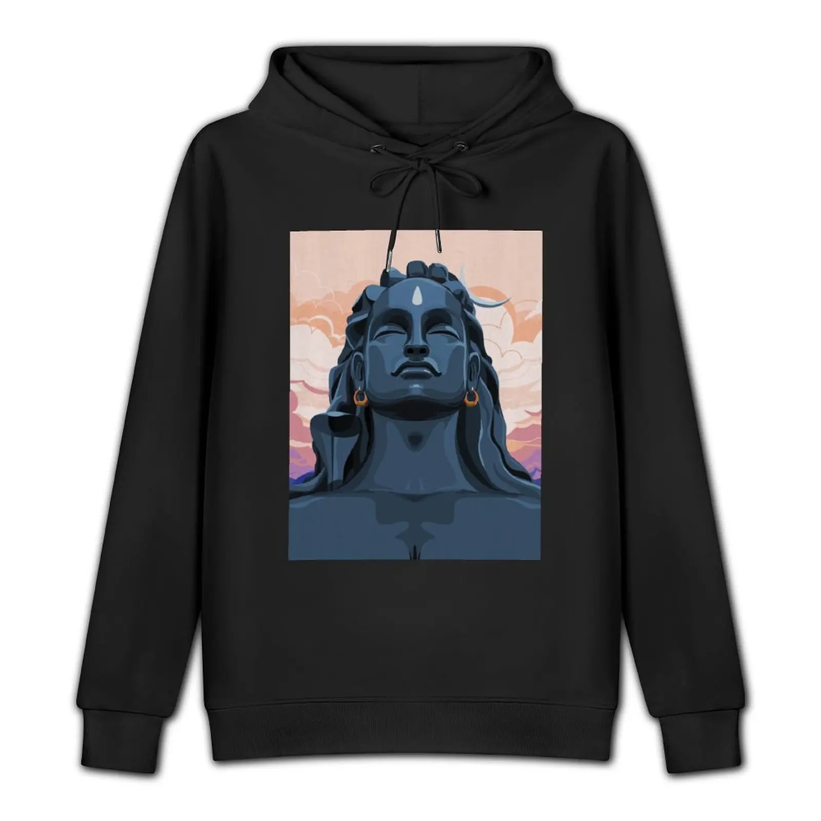 Adiyogi Shiva - The Source of Yoga Meditation Pullover Hoodie korean clothes new hooded tee