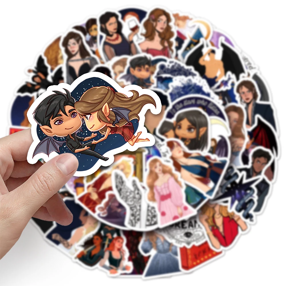 10/30/50pcs Acotar Merchandise TV Series Stickers Aesthetics Decals Graffiti Toy Diary Scrapbooking Cartoon Fun Sticker for Kids