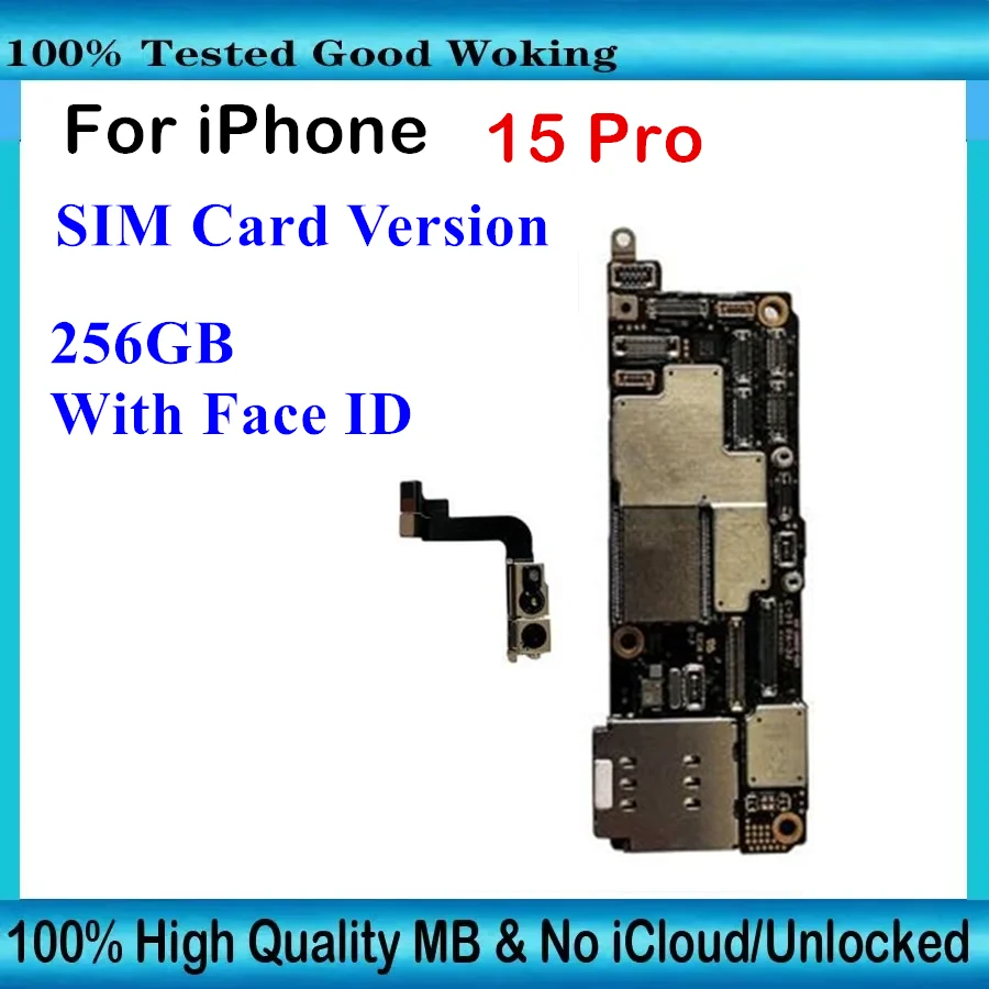 iPhone 15 / 15 プロ / 15 プロマックスマザーボード顔 ID メイン