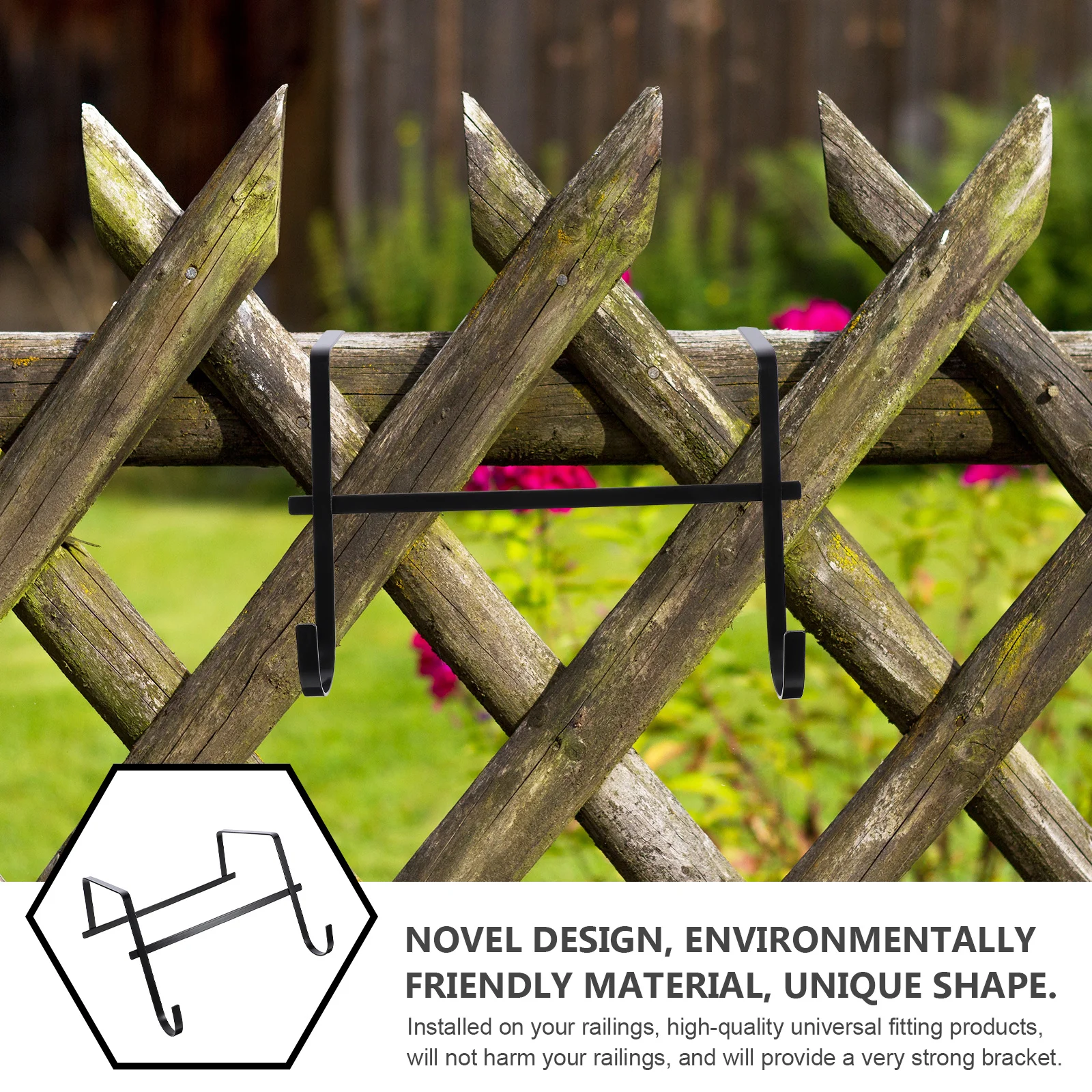 

1Pcs Hanging Flower Pot Heavy Duty Rustic Wall Planter for Home Decoration Plant Holder Rack Wall Flower Decor Storage