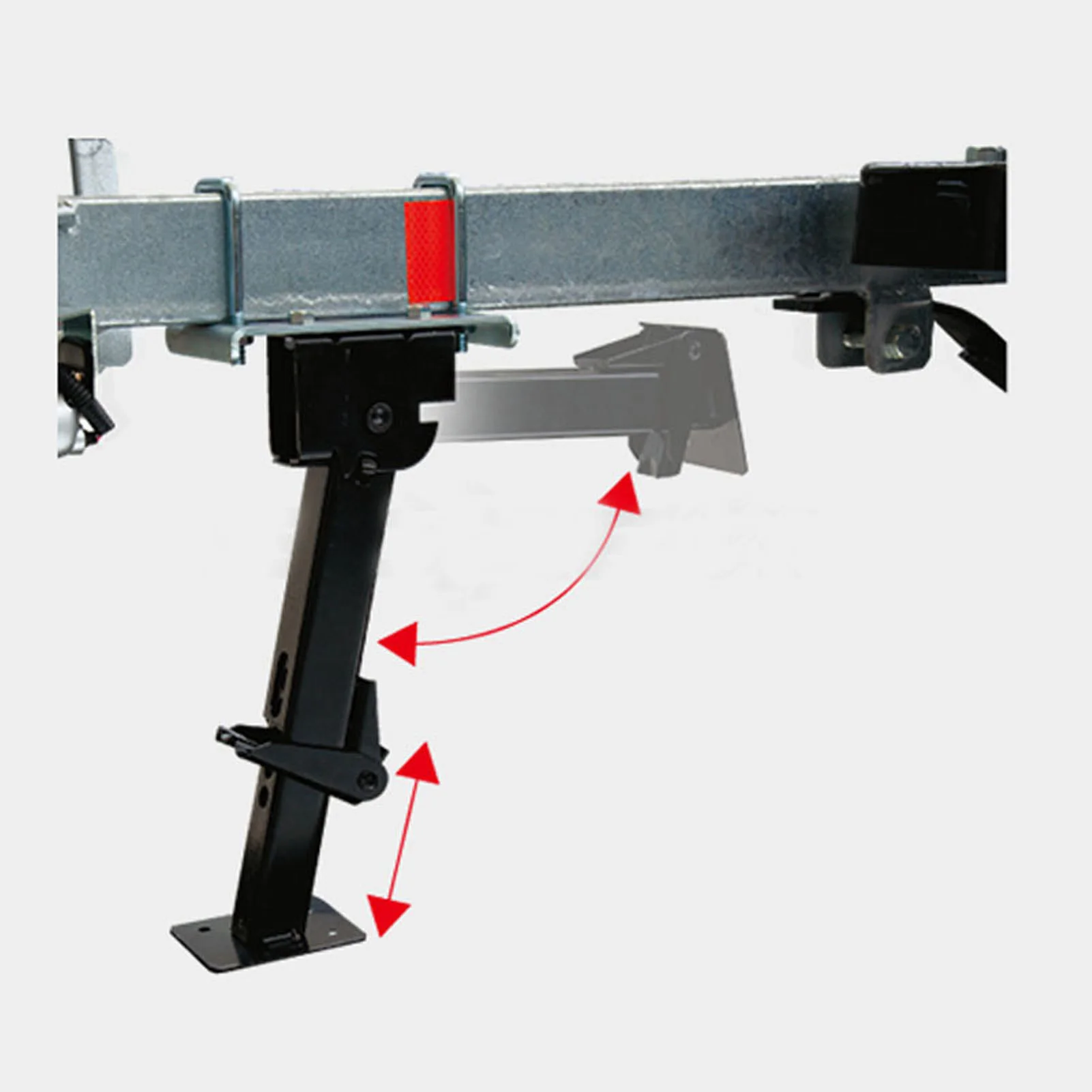 Stabilizer Jack for Rv, Heavy-Duty Stabilizer Jack Iron - 650lb Support, 1000lb Lifting, Telescoping for Rv Stability