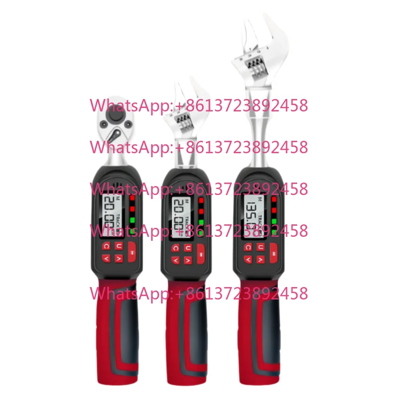 Digital Torque Wrench Adjustable High-precision Preset Torque Chromium-Vanadium Alloy Steel 110V 1kW Power Ratchet Head For