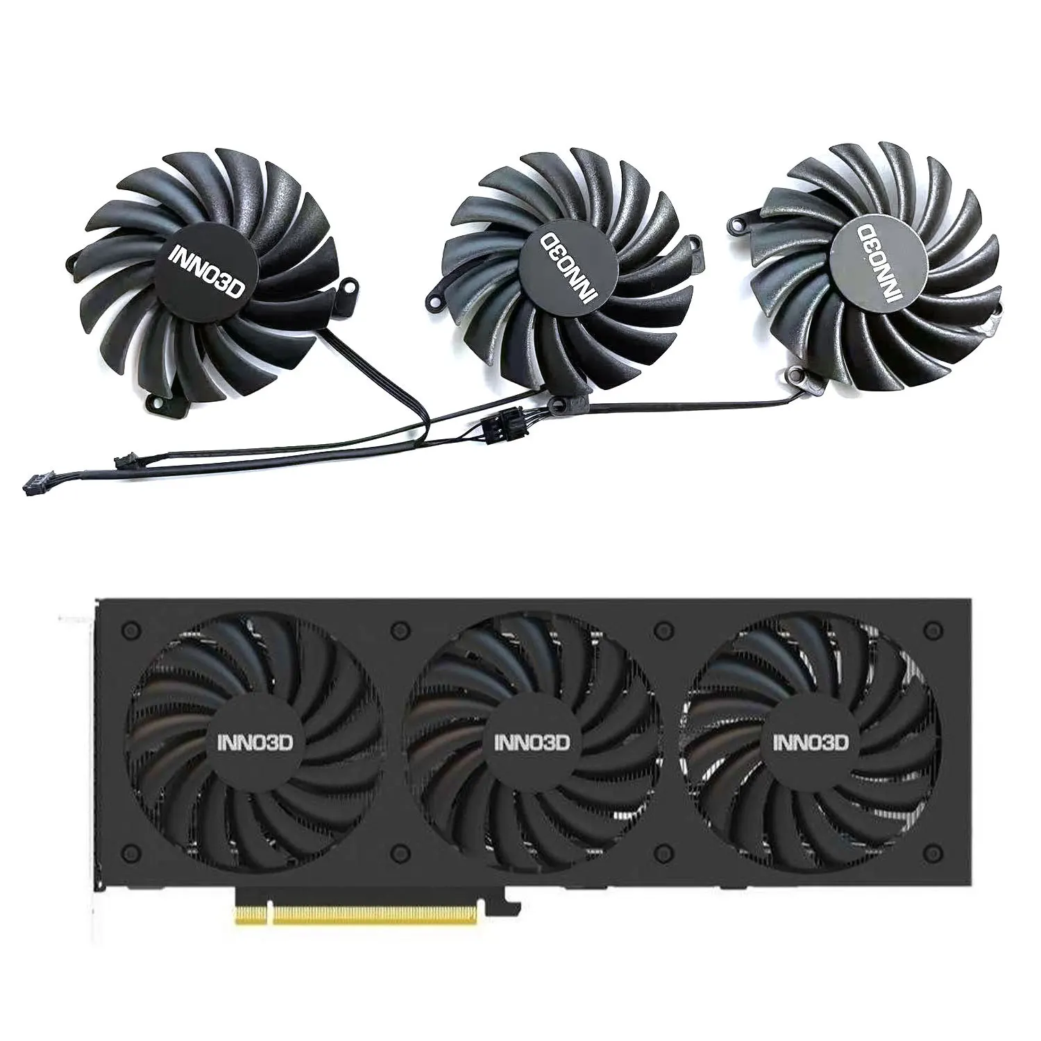 New 85MM 4PIN CF-12910S DC 12V 0.35A RTX3080 3070TI GPU Fan for Inno3D RTX 3080 3070 Ti X3 OC graphics card Fan