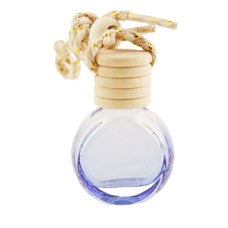 10ml nachfüllbare Parfüm flaschen Glas ätherische Öl flasche Kosmetik Probe Test behälter Auto Lufter frischer hängende Flasche