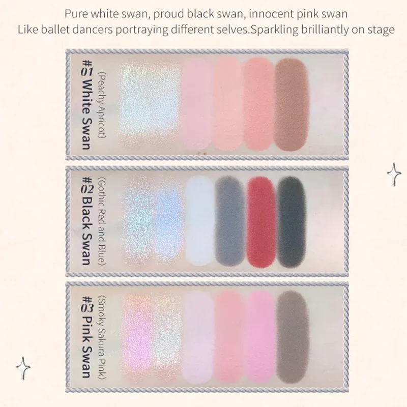 Flowerkaren Tutto nel kit per il trucco per le donne Palette di ombretti Rossetto Lucidalabbra Fard Professionisti Cosmetici Set da 3 pezzi Flower Knows
