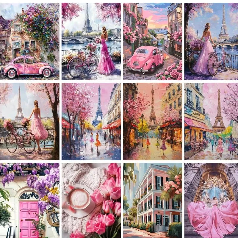 Art Craft Game - Pintura DIY por Números 40x50cm, Paisagem