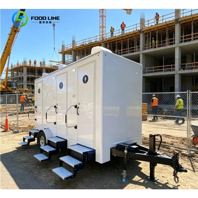 Customized Luxury Mobile European Sign Portable Toilets Portable Bathroom Shower and Toilet Restroom Trailer