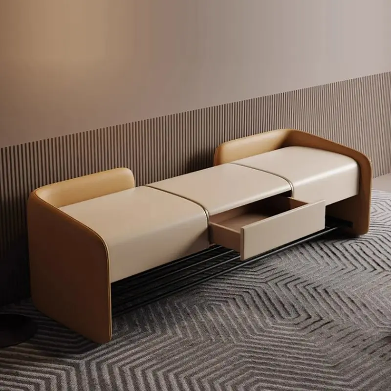 

Simple and modern shoe changing stool, changing at the entrance of the home, storage in the entrance,
