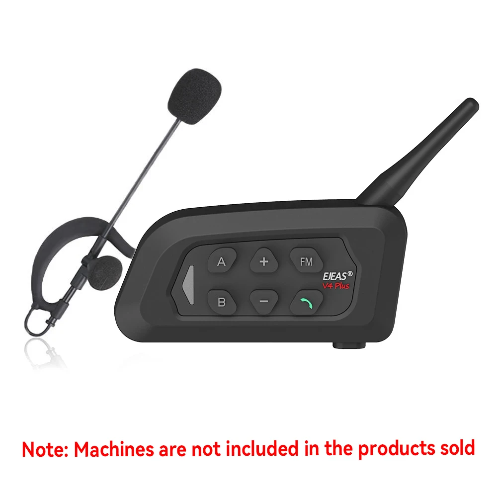 4/1PCS EJEAS V4C PLUS Referee Earhook Headphone Type-c Jack Headset Microphone Mic for EJEAS V4C Motorcycle Helmet Interphone