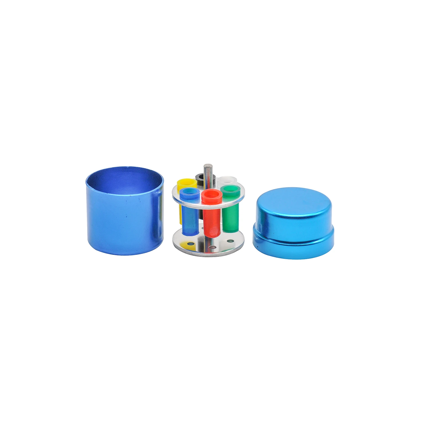 1Pc Dental Sterilizer Box 6 Holes Metal Holder For Burs Endo Files Reusable Autoclave Case Instruments Disinfection Tool