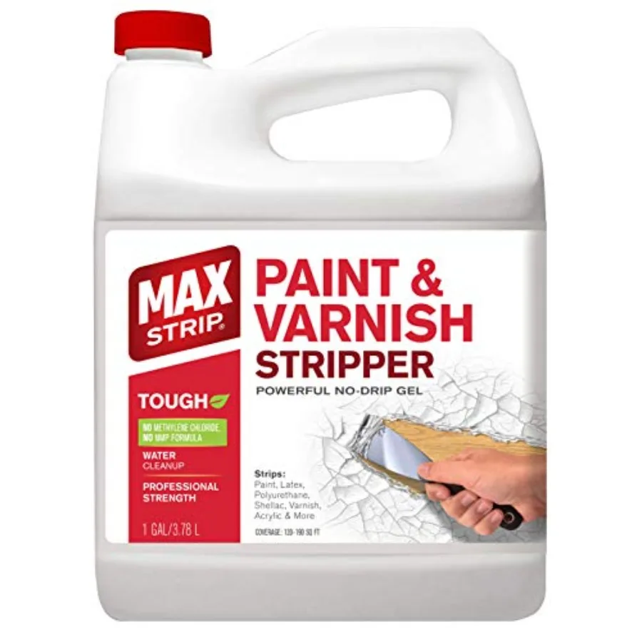 

Professional Strength Paint and Varnish Stripper - 1 Gallon - Strips Paint, Latex, Polyurethane, Shellac, Varish, Acrylic and M