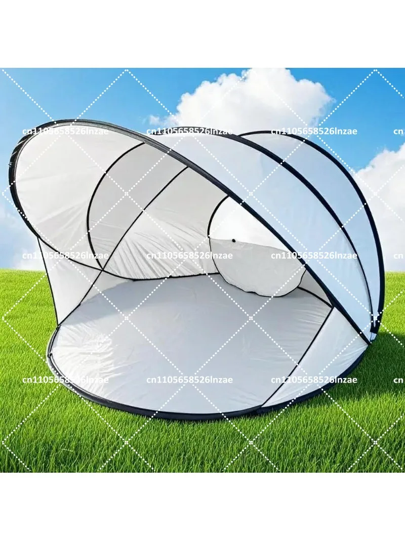 Beach Tent with UPF 50+ Sun Protection, Windproof, Auto Pop Up Easy Setup, Portable Fold for Outdoor Play