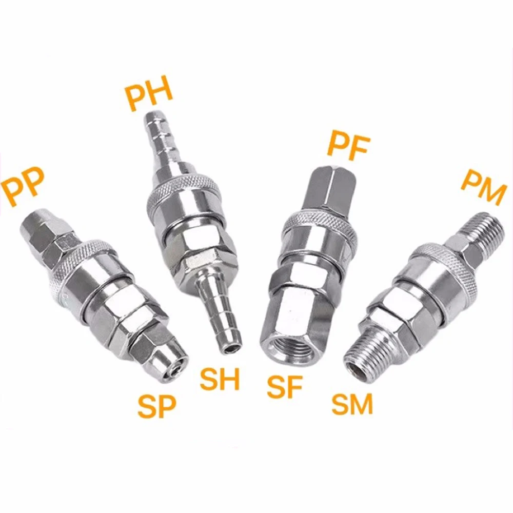 C-type Self-locking Pneumatic Quick Connector Mechanical Tool For Pipe Hose Air Pump Compressor SH PH SM PM SP PF SF 20 30 40