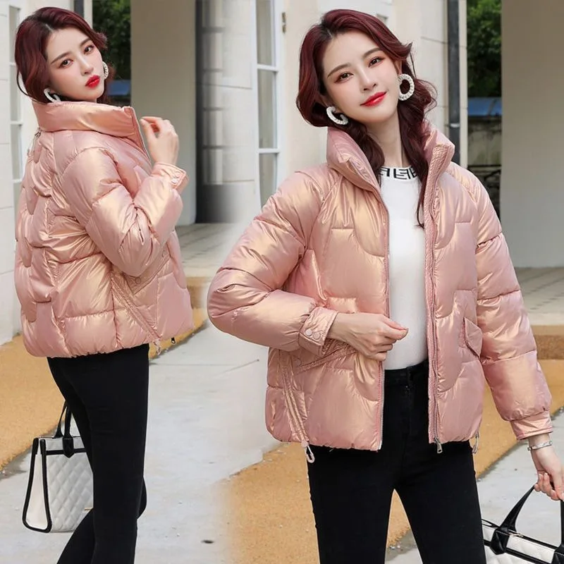 2023 New Women Down Cotton Coat Winter Bread Jacket Female Short Parkas Loose Thick Warm Outwear Given To Philandering Overcoat