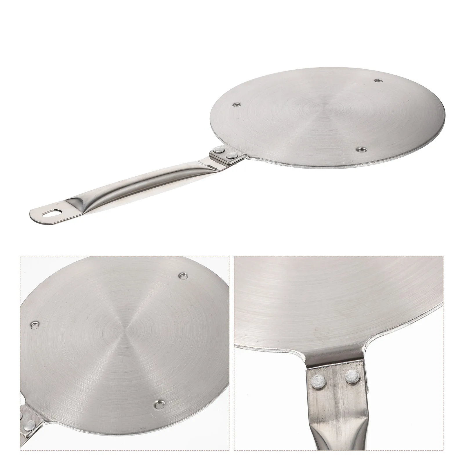 

Stainless Steel Heat Diffuser Plate For Induction Cooker Wall-Mountable Easy Storage Kitchen Essential Gas Stove