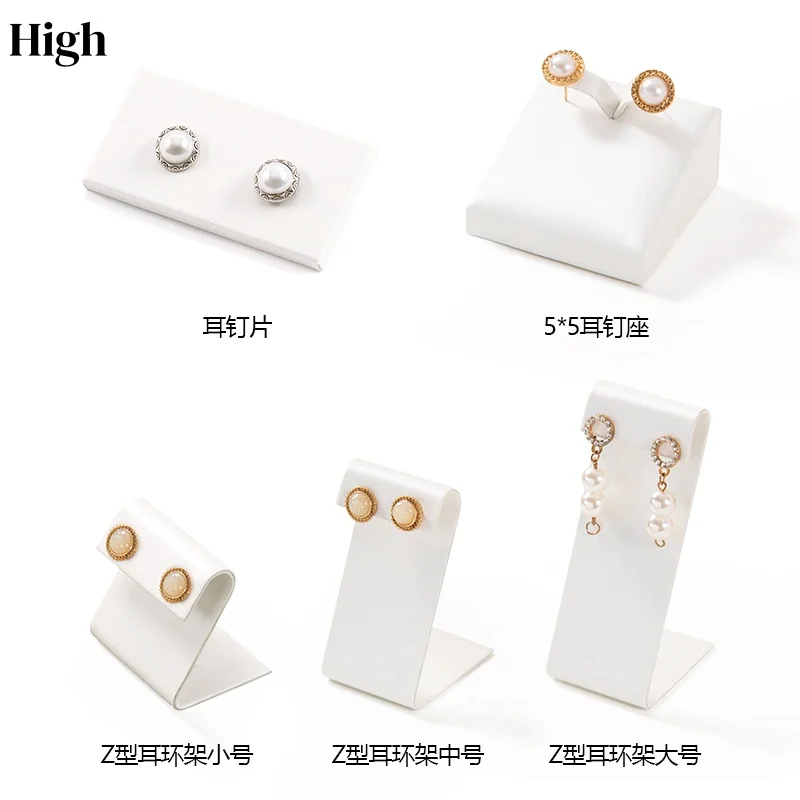 

Ring Display Case Window Counter Ring Plate Display Jewelry Rack Champagne Jewelry Tray Commercial Display Props