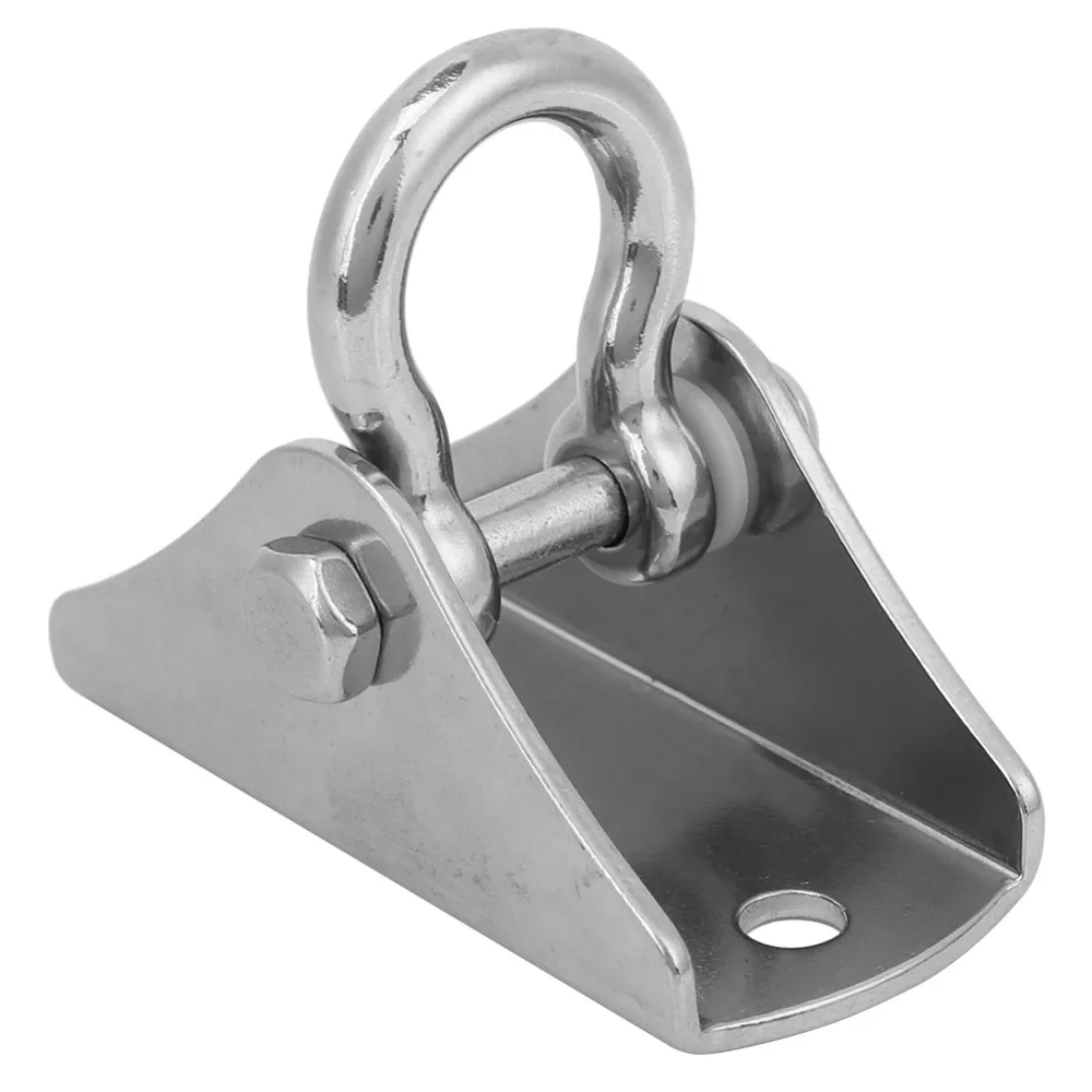 Stainless Steel Ceiling Mount Hook Supports up to 992lb 180° Rotation Heavy Duty Swing Hanger Fixed Disc Hook Indoor Outdoor