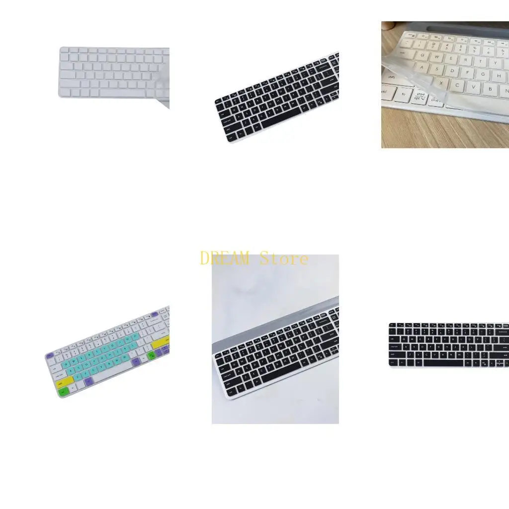 Cubierta teclado para K580/K585/K470/MK470 Teclado ergonómico inalámbrico Protectores teclado silicona impermeable