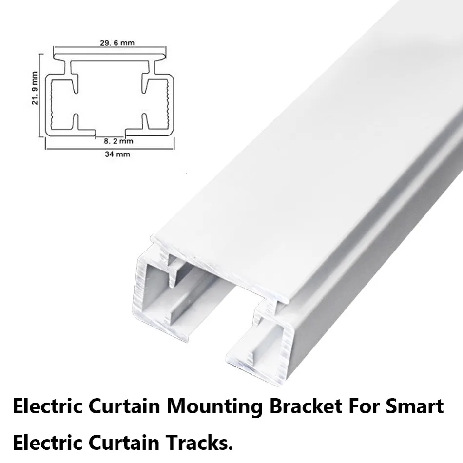 Electric Curtain Track Mounting Bracket for Dooya,Somfy,Aqara ,Xiaomi Curtain Rails