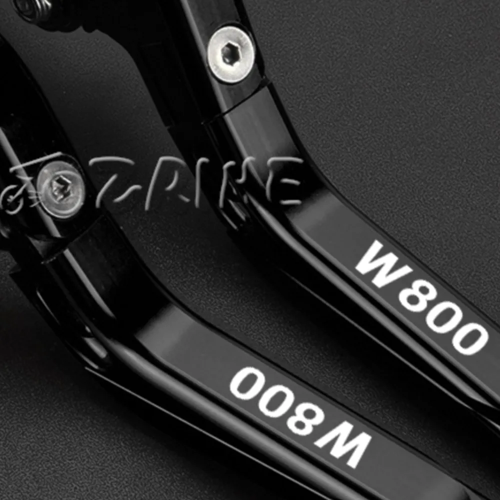 

Adjustable Motorcycle Accessories Aluminum Brake Clutch Levers Hand Grips Ends For KAWASAKI W800 SE w800 2012-2016 2015 2014