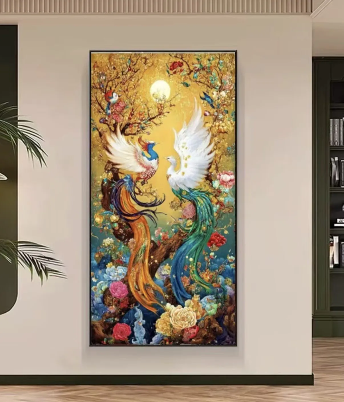 

14CT 9CT 11ct 65x115cm Phoenix Embroidery DIY Printed Kits Cross Stitch Needlework Set Home Decor Crafts New