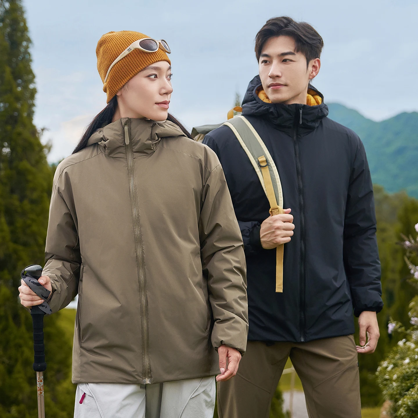 2026 Winter New Style Men's Hooded Cotton Coat - Same Style for Men and Women - Outdoor Warmth Cotton Coat Jacket
