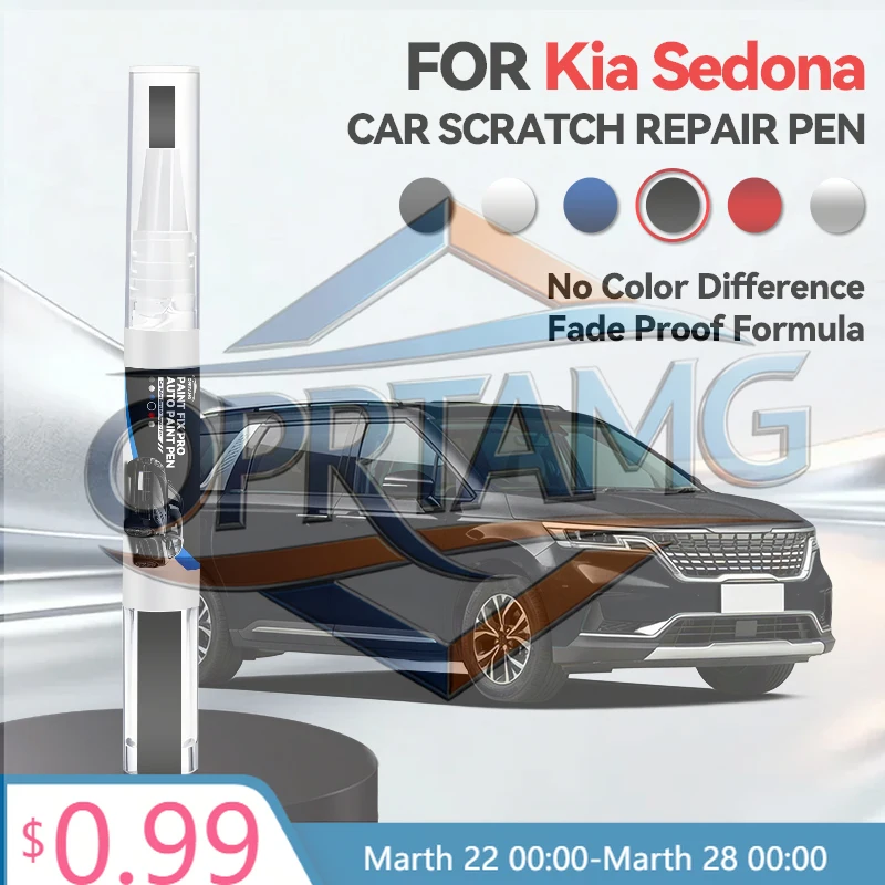 

2026 Hot Car Sticker For Kia Sedona Car Paint Repair Pen Paint Scratch Repair Accessories Agate Black Frozen White Lucid