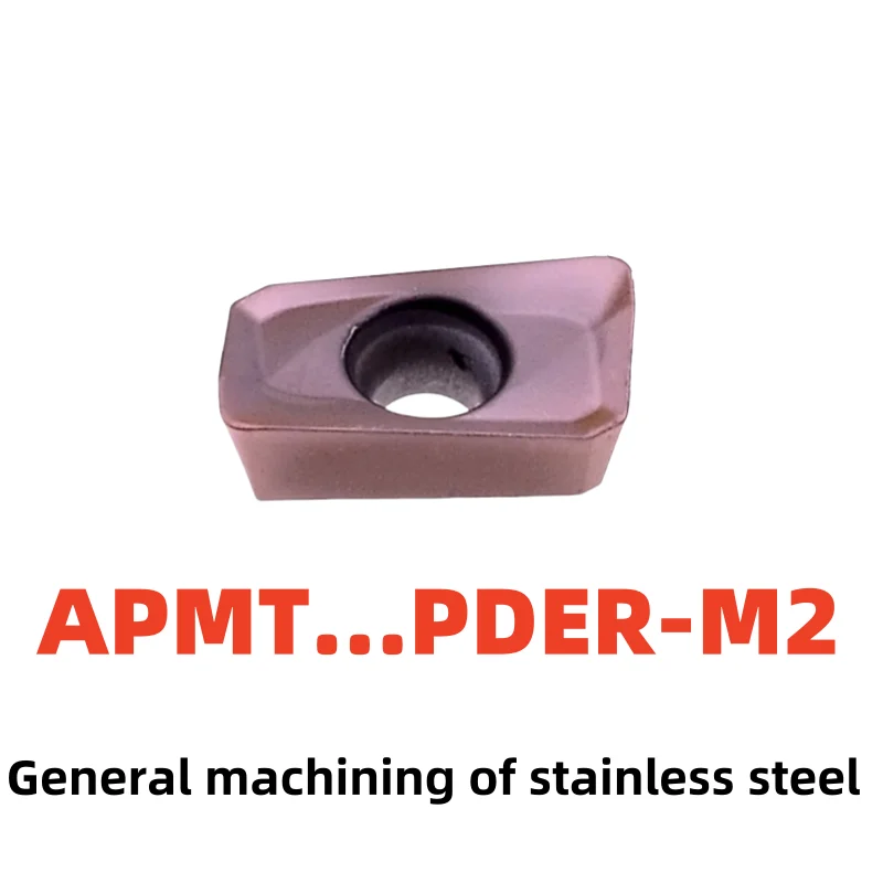 5PCS APMT...PDER 1135 1604 Macchine utensili CNC Acciaio inossidabile BAP300 BAP400 Inserti per fresa in metallo duro ad angolo retto