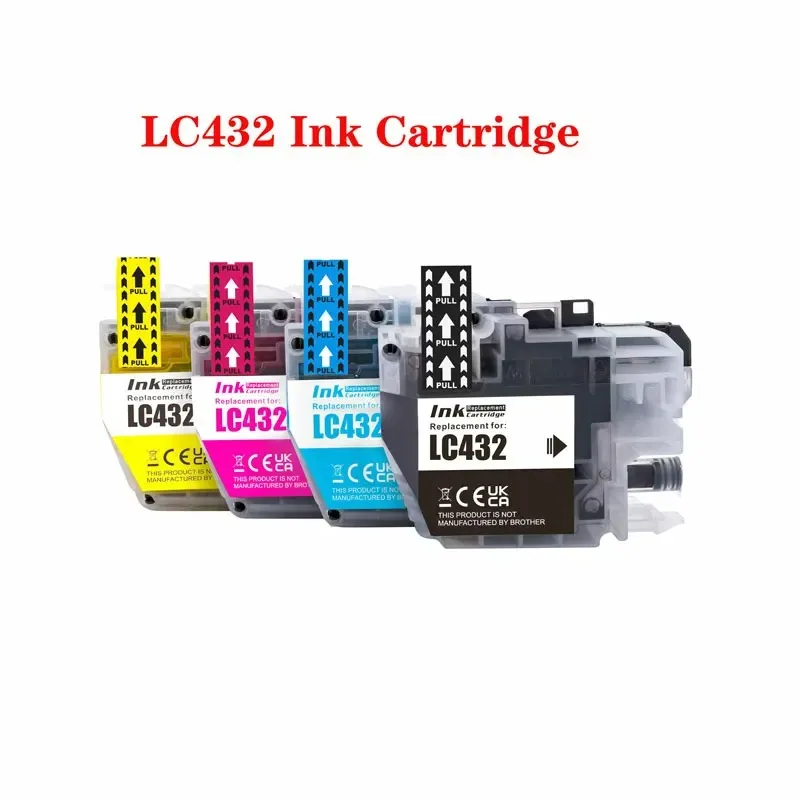 LC432 LC432XL Ink Cartridge for Brother MFC-J5340DW MFC-J5740DW MFC-J6540DW MFC-J6740DW MFC-J6940DW Compatible Inkjet Printer