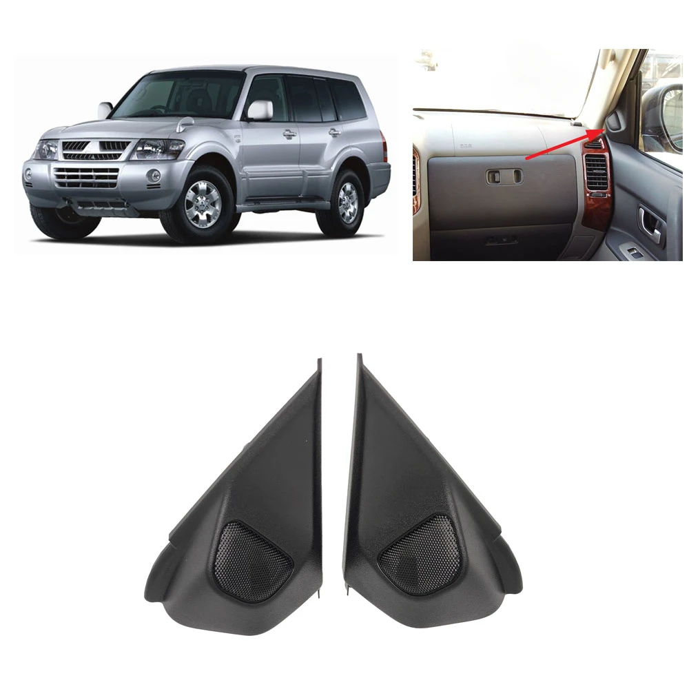 1 Piece 2001-2006 Front Door Triangle Board for Pajero Trumpet Cover for Montero Door Cover for Shogun 2000-2006 Only Cover