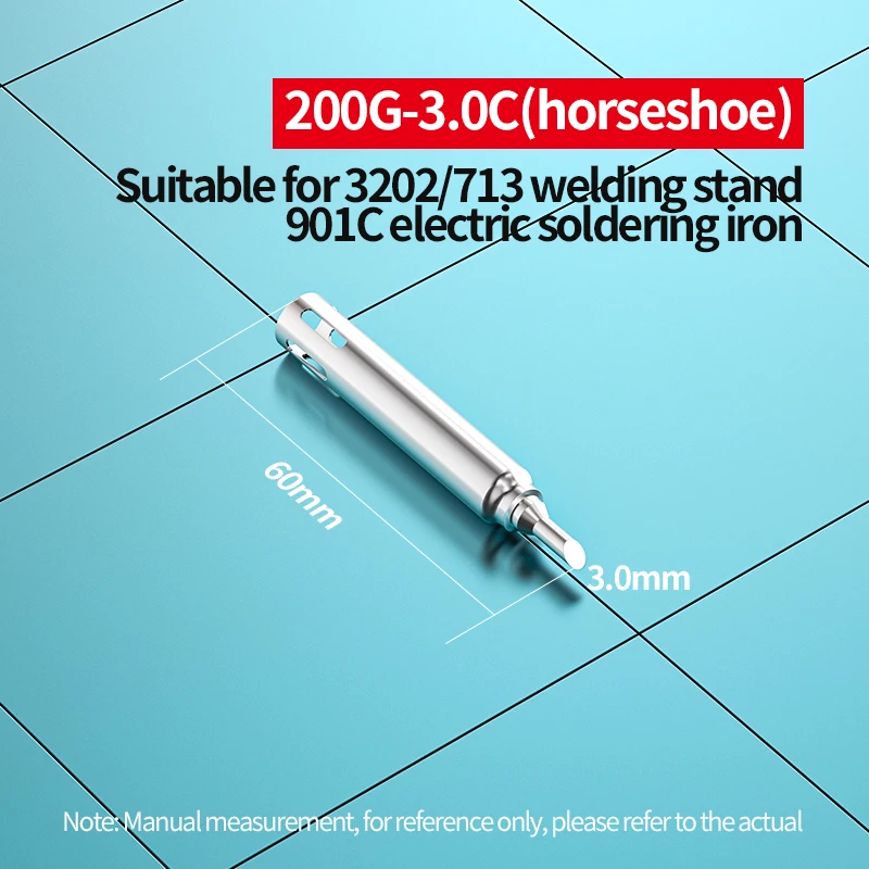 Punte per saldatore da 200G 200G-B 200G-K 200G-4C 200g-3. 2d testa di saldatura di alta qualità adatta per stazione di saldatura rapida 3202