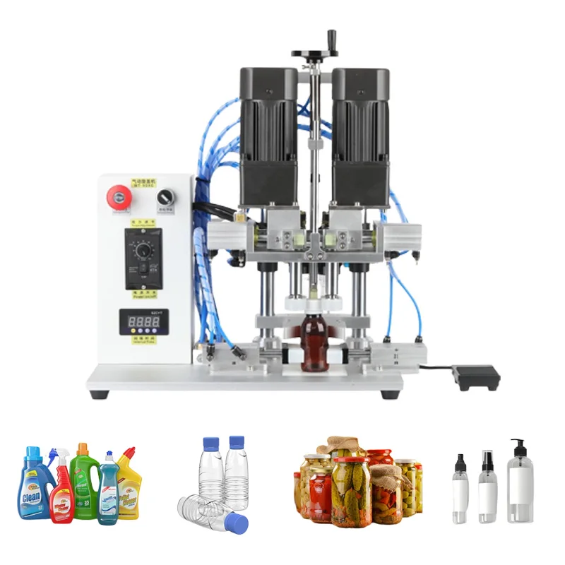 

Semi-Automatic Capping Machine Pneumatic Duckbill Bottle Glass Bottle Plastic Can Head Mineral Water Bottle Capping Machine