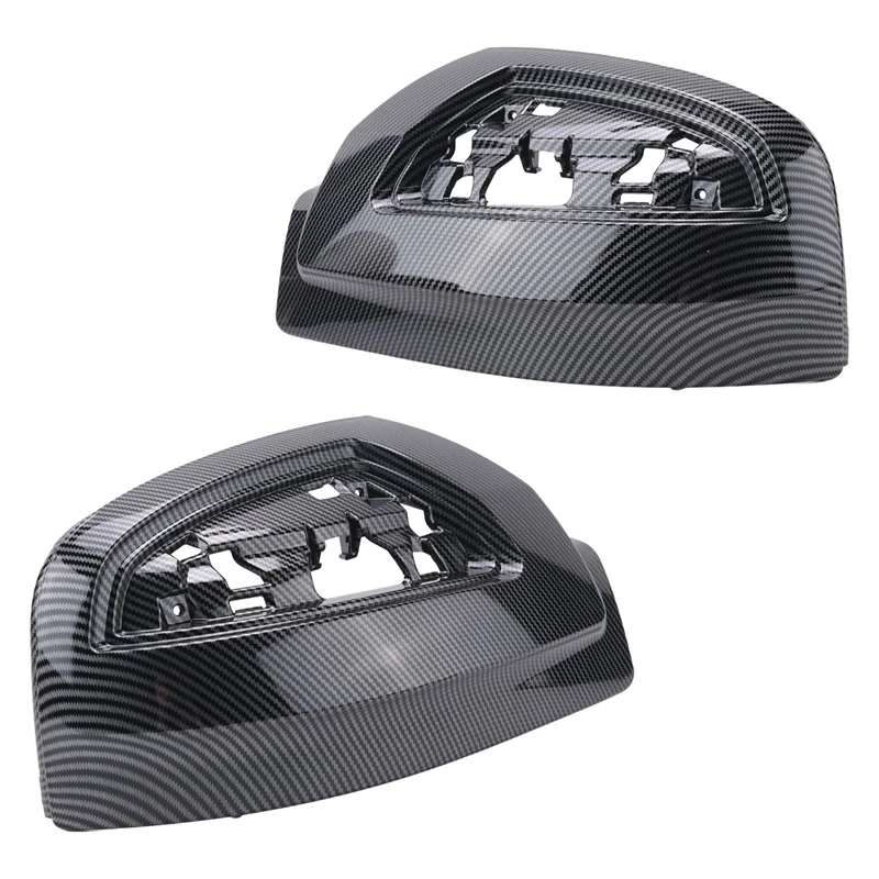 

1Pair ABS Carbon Fiber Rearview Side Glass Mirror Cover Trim Rear Mirror Covers Shell For Mercedes-Benz Viano W639 2011-2015