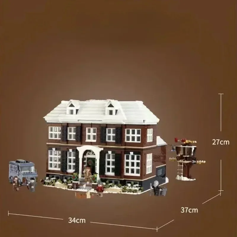Ideas Movie 3955pcs Moc 21330 Home Alone House Set Model Building Blocks Bricks For Boy Kids Christmas Gifts